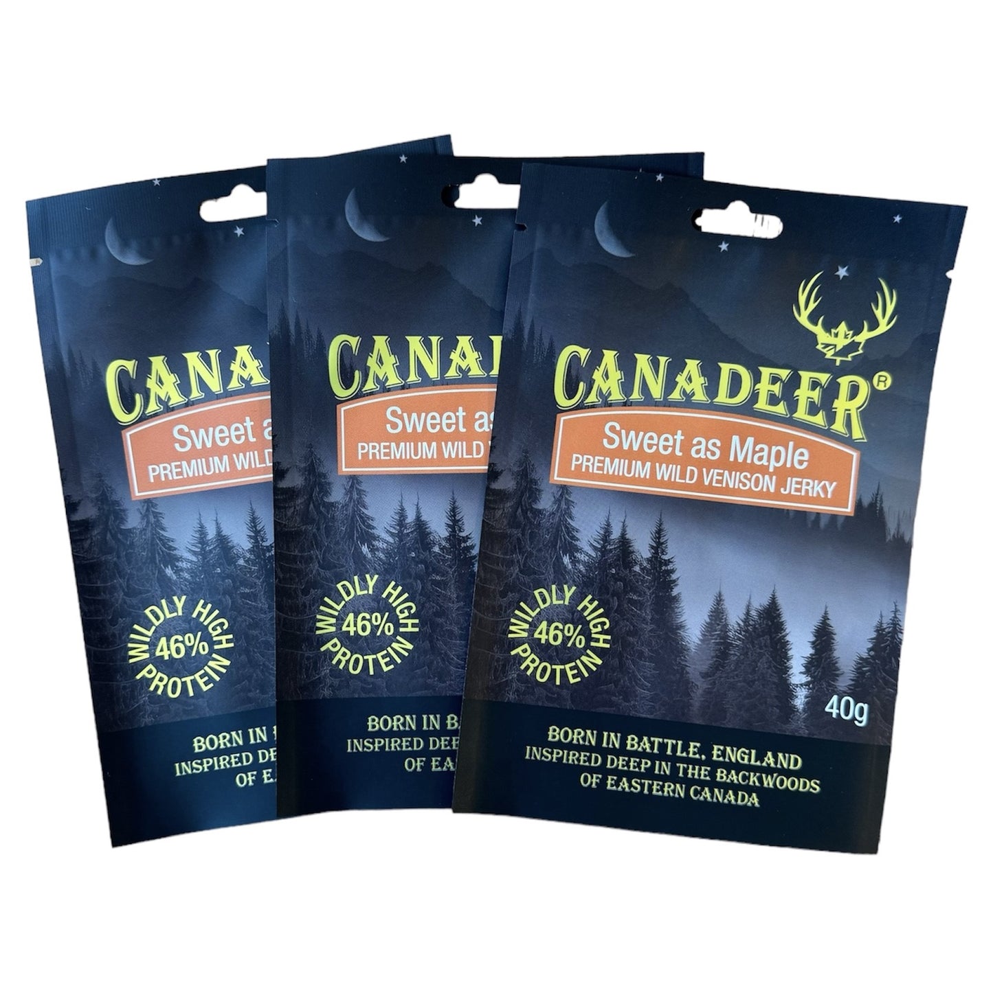 “Sweet as Maple” - Venison Jerky 3 x 40g